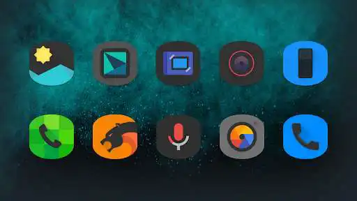 Play Black Cylinder Icon Pack as an online game Black Cylinder Icon Pack with UptoPlay