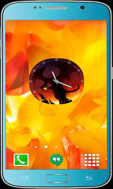 Play Black Dragon Clock Widget