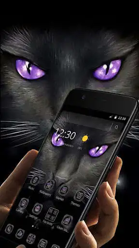 Play Black Evil Cat Dark Theme