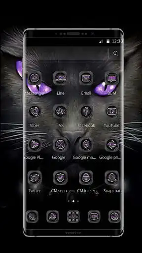 Play Black Evil Cat Dark Theme