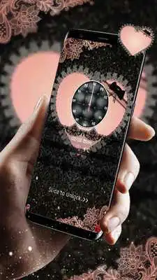 Play Black exquisite lace theme