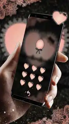 Play Black exquisite lace theme