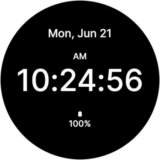Play Black Face Watch Face APK