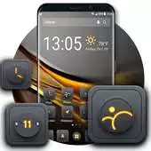 Free play online Blackgold Launcher theme for ApexAce APK Free play online Blackgold Launcher theme for ApexAce APK
