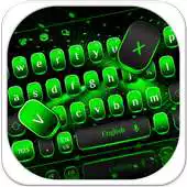 Free play online Black Green Technology Metals Keyboard APK