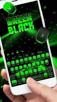 Play Black Green Technology Metals Keyboard