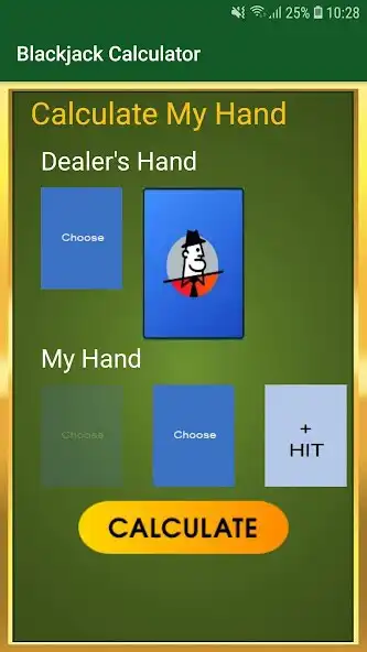 Play Blackjack 21 Calculator as an online game Blackjack 21 Calculator with UptoPlay