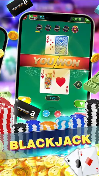 Play Blackjack 21: Cash Poker as an online game Blackjack 21: Cash Poker with UptoPlay