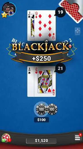 Play Blackjack 21 Casino Card Game as an online game Blackjack 21 Casino Card Game with UptoPlay