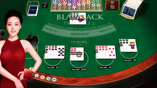 Play Blackjack 21 - Online Blackjack casino card game as an online game Blackjack 21 - Online Blackjack casino card game with UptoPlay