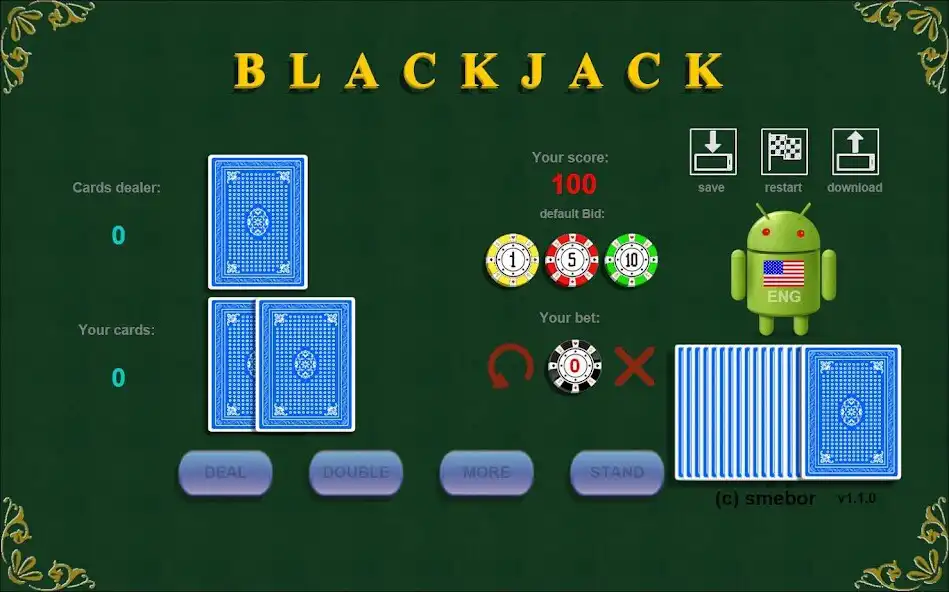Play Blackjack card  and enjoy Blackjack card with UptoPlay