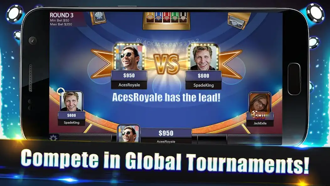 Play Blackjack Legends: 21 Online as an online game Blackjack Legends: 21 Online with UptoPlay