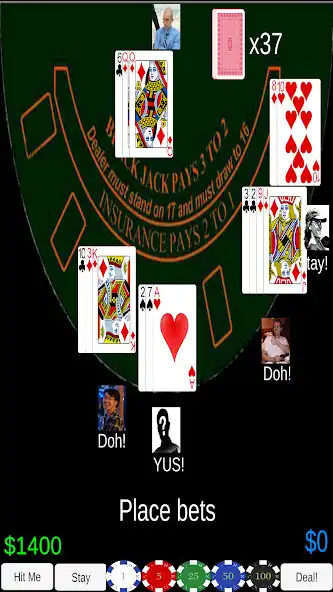 Play Blackjack Simulator  and enjoy Blackjack Simulator with UptoPlay