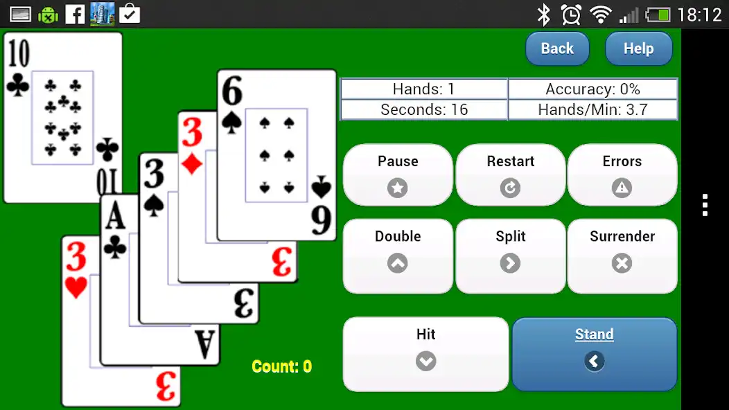 Play Blackjack Verite Drills as an online game Blackjack Verite Drills with UptoPlay