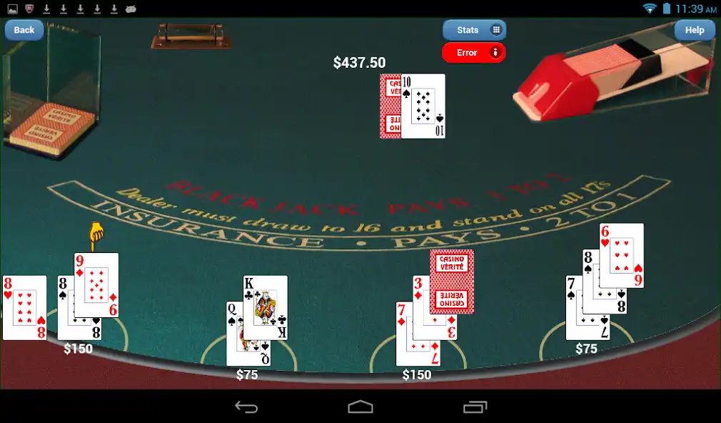 Play Blackjack Verite Games as an online game Blackjack Verite Games with UptoPlay