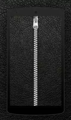 Play Black Leather Zipper Locker