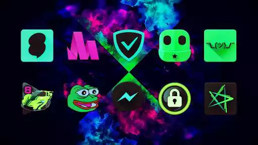 Play Black Light Icon Pack  and enjoy Black Light Icon Pack with UptoPlay