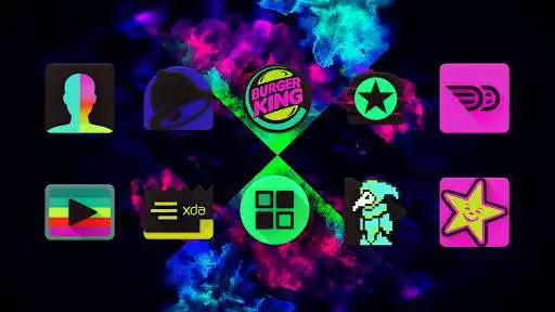 Play Black Light Icon Pack as an online game Black Light Icon Pack with UptoPlay
