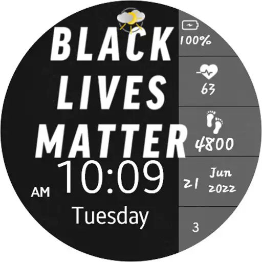 Play Black Lives Matter Watch face APK