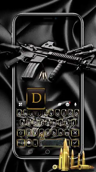 Play Black Machine Gun Theme as an online game Black Machine Gun Theme with UptoPlay
