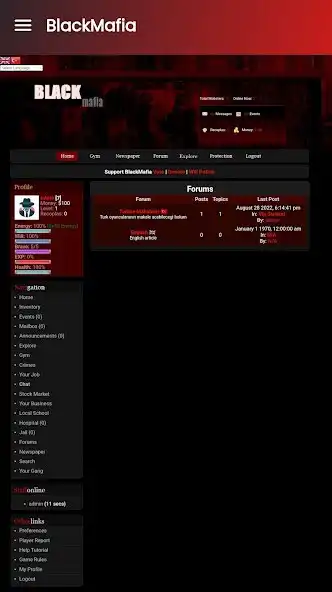 Play Black Mafia: MMORPG ,RolePlay as an online game Black Mafia: MMORPG ,RolePlay with UptoPlay