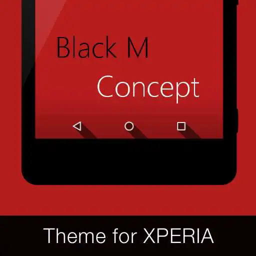 Run free android online Black M Concept Theme APK