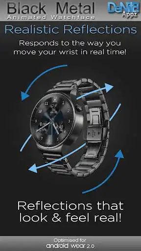 Play Black Metal HD Watch Face as an online game Black Metal HD Watch Face with UptoPlay