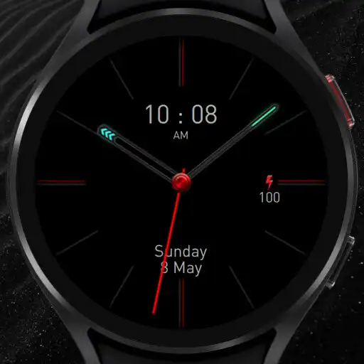 Play Black Minimal Watch Face APK