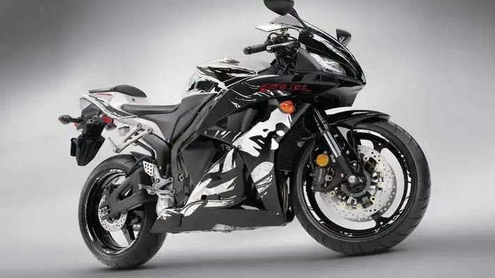 Play Black motorcycle LiveWallpaper
