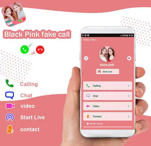 Play BlackPank Fake call - jennie live video as an online game BlackPank Fake call - jennie live video with UptoPlay
