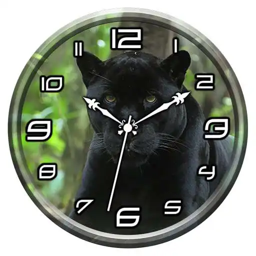 Play Black Panther Clock Live WP APK