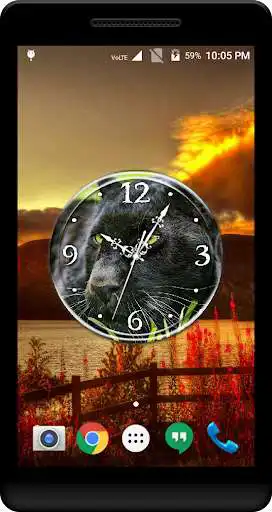 Play Black Panther Clock Live WP  and enjoy Black Panther Clock Live WP with UptoPlay