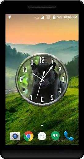 Play Black Panther Clock Live WP as an online game Black Panther Clock Live WP with UptoPlay