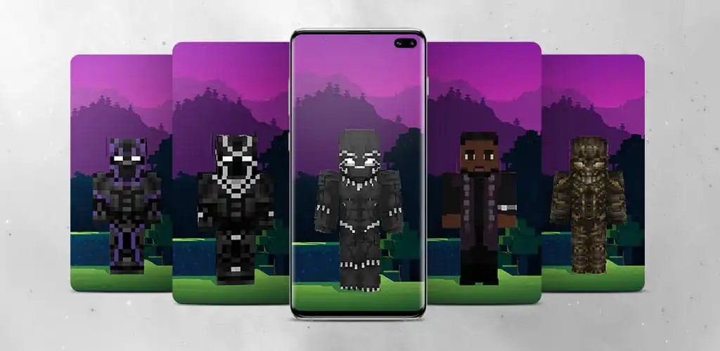 Play Black Panther Skin Minecraft  and enjoy Black Panther Skin Minecraft with UptoPlay