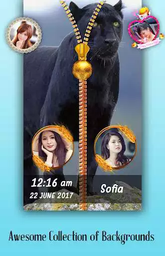 Play Black Panther Zipper Lock Screen  and enjoy Black Panther Zipper Lock Screen with UptoPlay