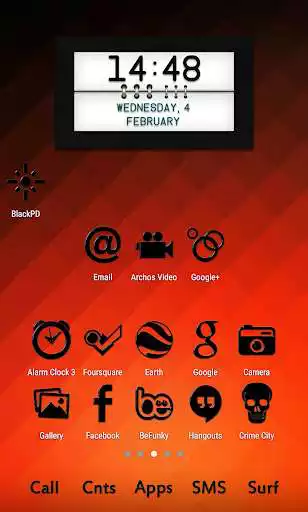 Play Black-PD Icon Pack as an online game Black-PD Icon Pack with UptoPlay