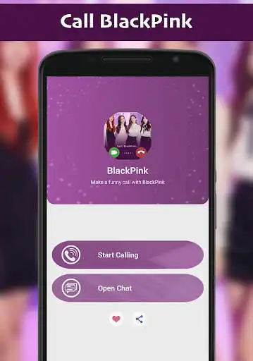 Play BlackPink Call You - BlackPink Fake Call Chat as an online game BlackPink Call You - BlackPink Fake Call Chat with UptoPlay