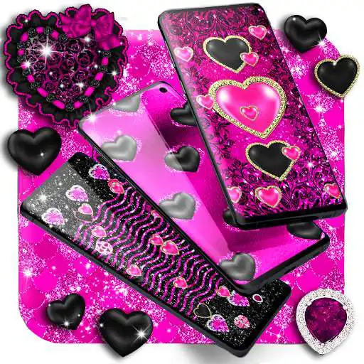 Play Black pink glitter wallpapers APK