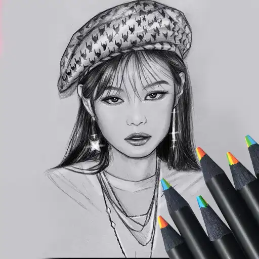 Play BlackPink Idols learn Drawing APK