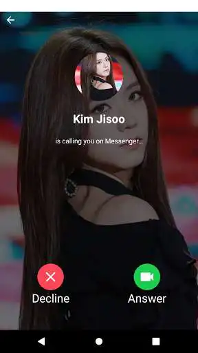 Play BlackPink Jisoo : Fake chat - fakecall as an online game BlackPink Jisoo : Fake chat - fakecall with UptoPlay