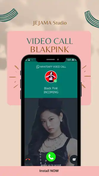 Play BLACKPINK KPOP VIDEO CALL as an online game BLACKPINK KPOP VIDEO CALL with UptoPlay