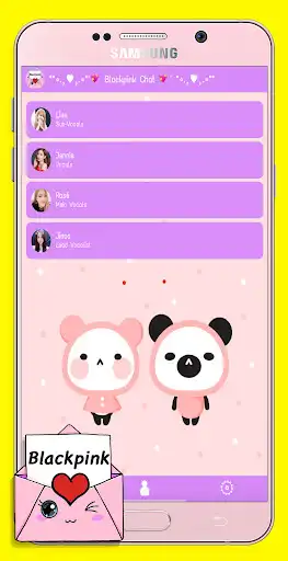 Play Blackpink Messenger! Chat Simulator as an online game Blackpink Messenger! Chat Simulator with UptoPlay