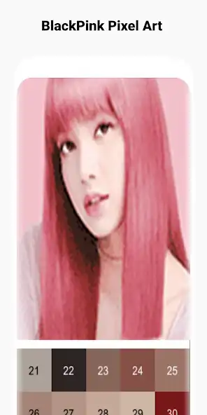 Play Blackpink pixel art kpop color as an online game Blackpink pixel art kpop color with UptoPlay