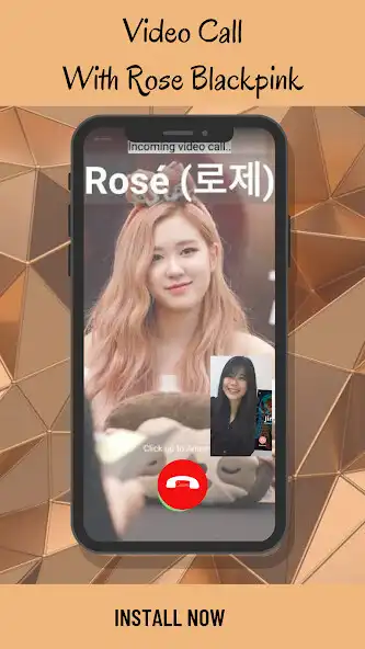 Play BLACKPINK ROSE KPOP VIDEOCALL  and enjoy BLACKPINK ROSE KPOP VIDEOCALL with UptoPlay