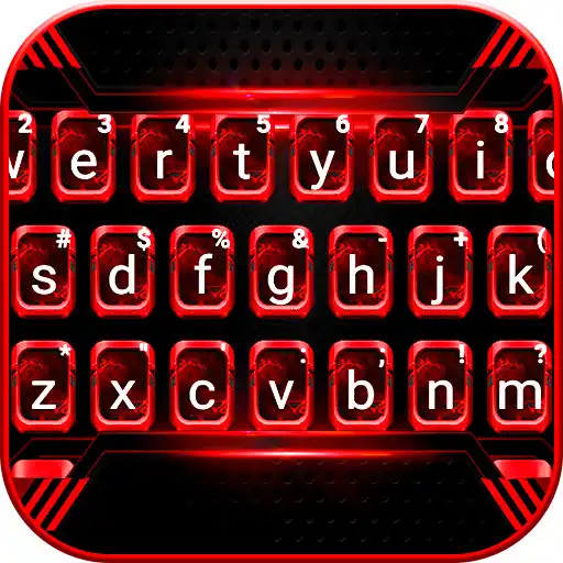 Play Black Red Tech Keyboard Theme APK Play Black Red Tech Keyboard Theme APK