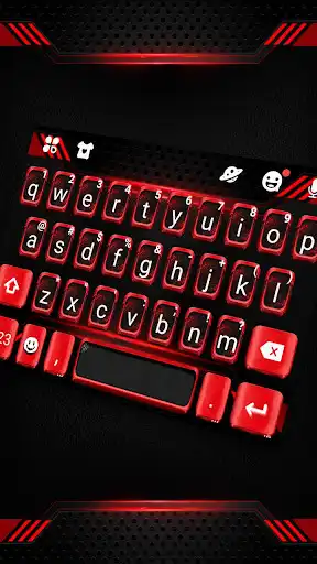 Play Black Red Tech Keyboard Theme  and enjoy Black Red Tech Keyboard Theme with UptoPlay