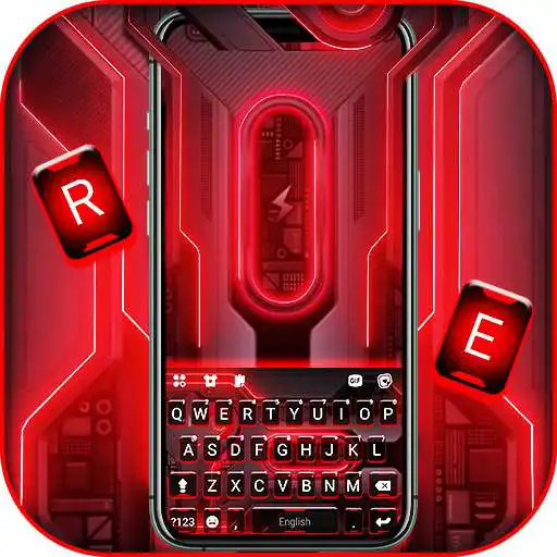Play Black Red Tech Live Keyboard Background APK Play Black Red Tech Live Keyboard Background APK