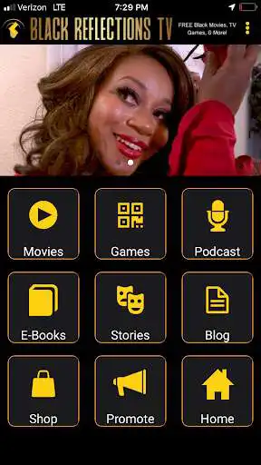 Play BLACK REFLECTIONS - FREE Black Movies, TV, & Games  and enjoy BLACK REFLECTIONS - FREE Black Movies, TV, & Games with UptoPlay
