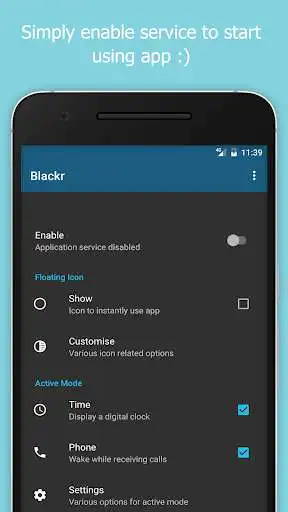 Play Blackr: OLED Screen Off  and enjoy Blackr: OLED Screen Off with UptoPlay