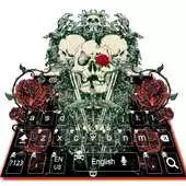 Free play online Black Rose Skull Keyboard APK